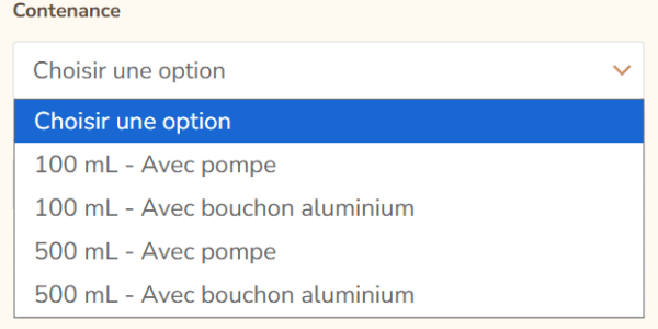 choix du bouchon mom